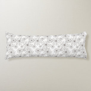Retro floral background body pillow