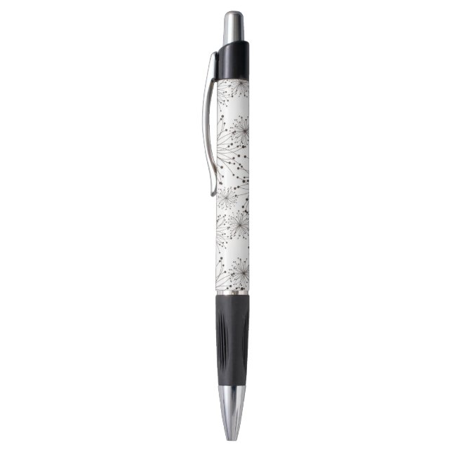 Retro floral background pen (Top (Vertical))
