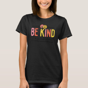 Retro Floral Be Kind To Your Mind Mental Health Ma T-Shirt