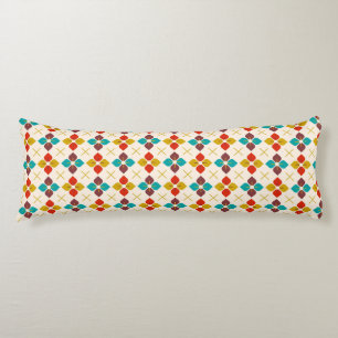 Retro Floral  Body Pillow