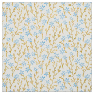 Retro floral boho pattern. Japanese sakura. Fabric