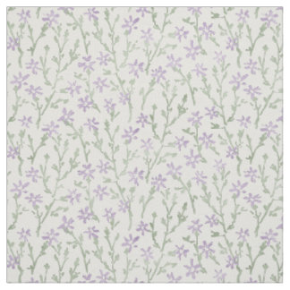 Retro floral boho pattern. Japanese sakura. Fabric