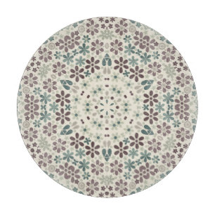 Retro, floral cutting board