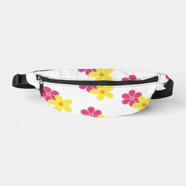 Retro floral fanny pack (Front)