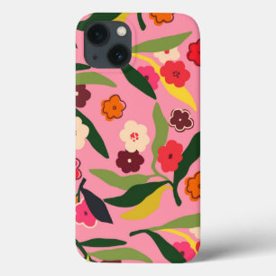 Retro Floral Fields iPhone 13 Case