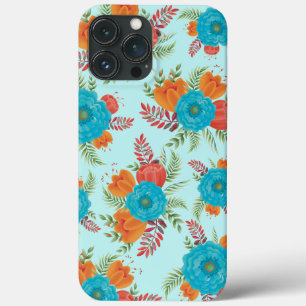Retro Floral iPhone 13 Pro Max Coque