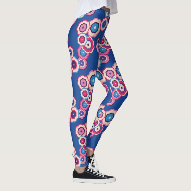 Retro Floral Leggings (Right)