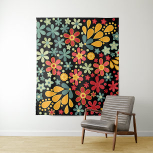 Retro.  Floral motifs 2 Tapestry