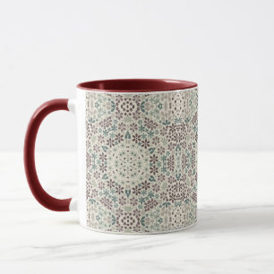 Retro, floral mug