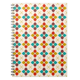 Retro Floral  Notebook