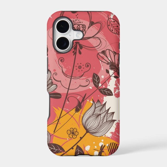 Retro floral pattern (Back)