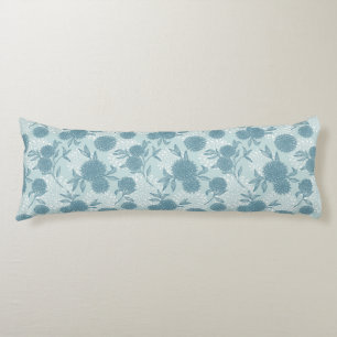 Retro Floral Pattern 2 2 Body Pillow