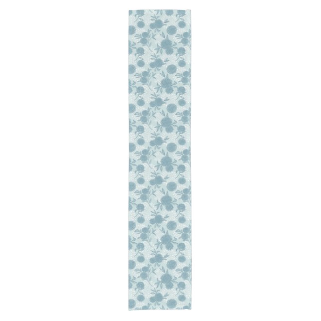Retro Floral Pattern 2 2 Short Table Runner (Front)