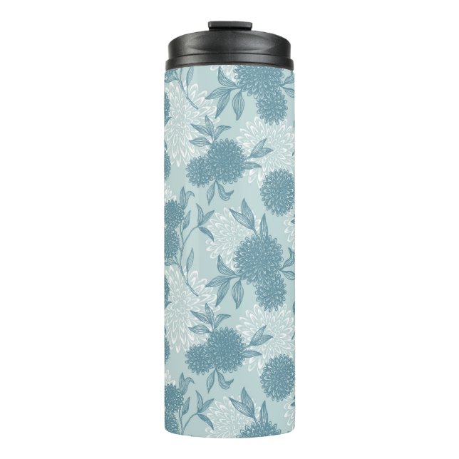 Retro Floral Pattern 2 2 Thermal Tumbler (Front)