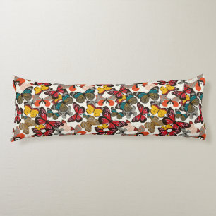 Retro floral pattern 2 body pillow