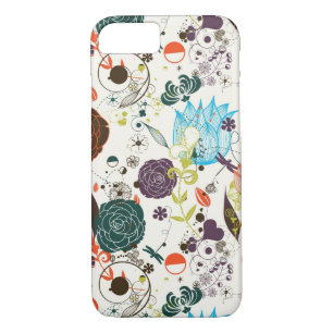 Retro Floral Pattern 2 iPhone 8/7 Case