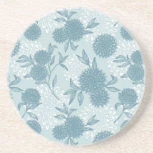 Retro Floral Pattern 2 Coaster