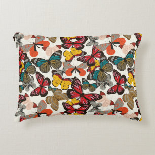 Retro floral pattern 2 decorative pillow