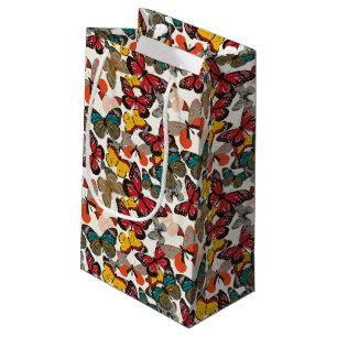 Retro floral pattern 2 small gift bag
