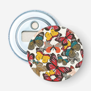 Retro floral pattern 5 bottle opener