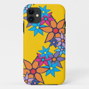 Retro Floral Pattern #5 iPhone 11 Case