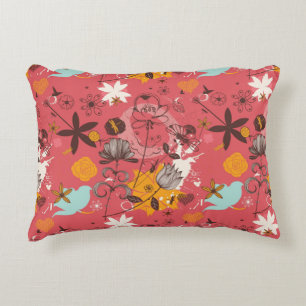 Retro floral pattern 7 decorative pillow