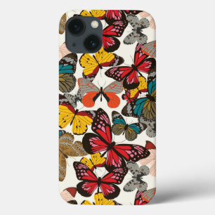 Retro floral pattern iPhone 13 case