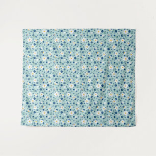 Retro floral pattern with daisies. tapestry