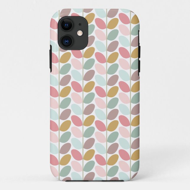 Retro Floral Patterned Case (Back)