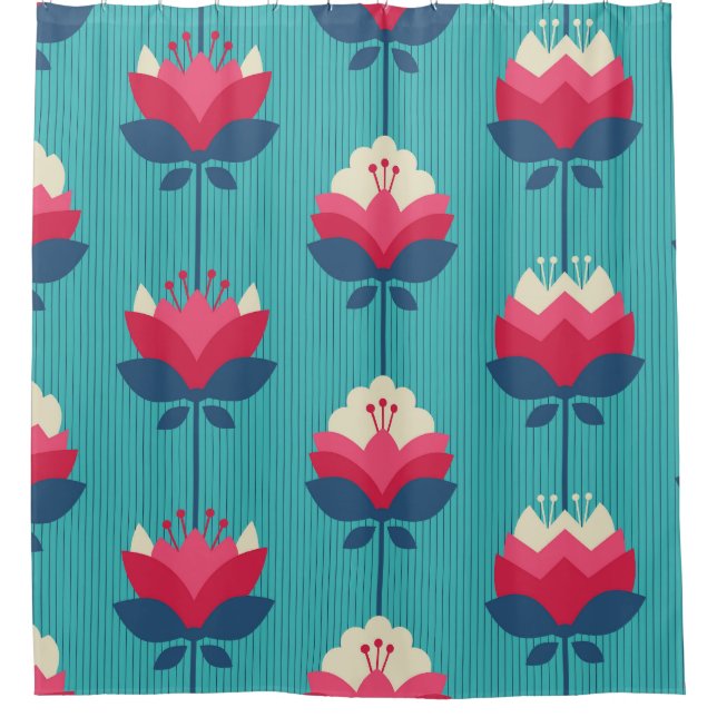 Retro floral seamless pattern. (Front)
