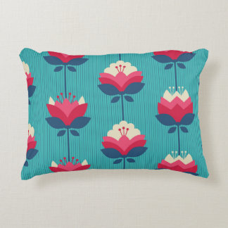 Retro floral seamless pattern. accent pillow
