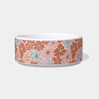 Retro Floral Seamless Pattern Bowl