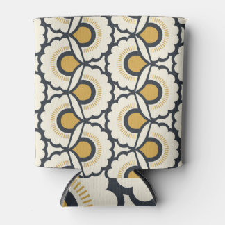Retro Floral: Seamless Vintage Elements Can Cooler