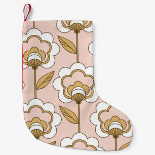 Retro floral: seamless vintage pattern. small christmas stocking