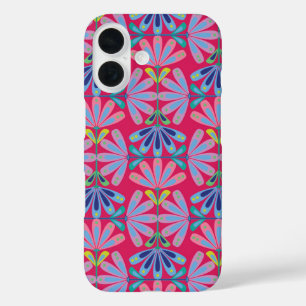 Retro Floral Series iPhone 16 Case