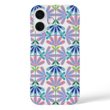 Retro Floral Series Half-drop