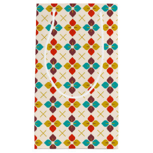 Retro Floral  Small Gift Bag