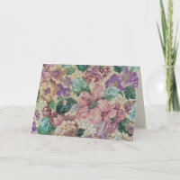 retro floral tapestry birthday