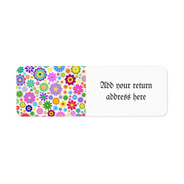 retro,floral,trendy,happy,colourful,girly,fun,cute (Front)