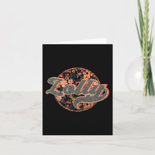 Retro Floral Vintage Flower Birthday Mothers Day  Card