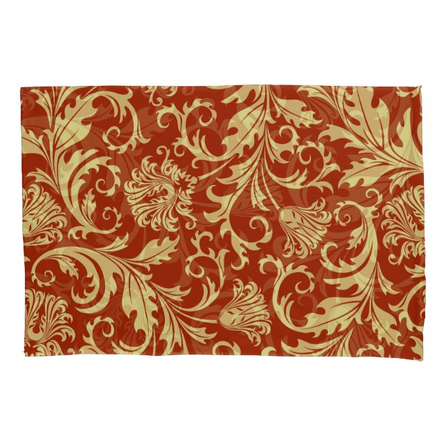 Retro florals: vintage pattern background. pillowcase (Front)