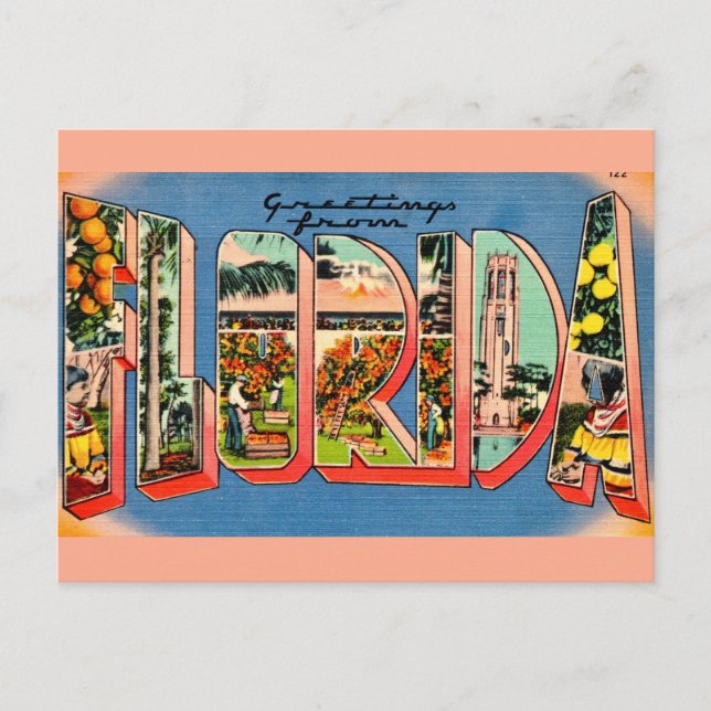 Retro Florida  Postcard (Front)