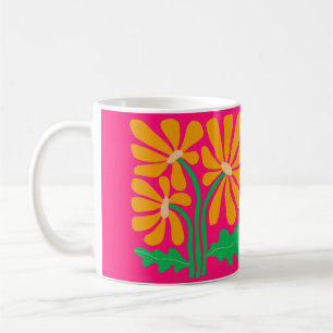 Retro Flower Colourful Mug