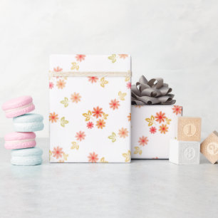 Retro flower pattern . wrapping paper