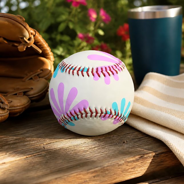 Retro Flower Power Baseball (Creator Uploaded)