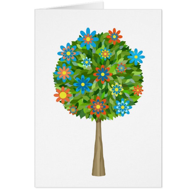 Retro flower tree (Front)