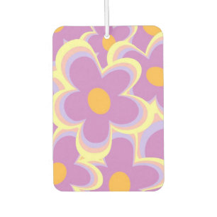 Retro Flowers Air Freshener
