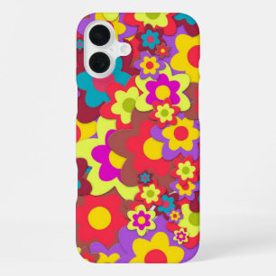 RETRO FLOWERS IPHONE OTTER BOX CASE