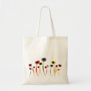 Retro Flowers Tote Bag