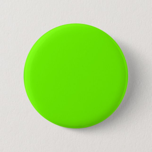 Retro Fluoro Lime-Green Collection 2 Inch Round Button (Front)